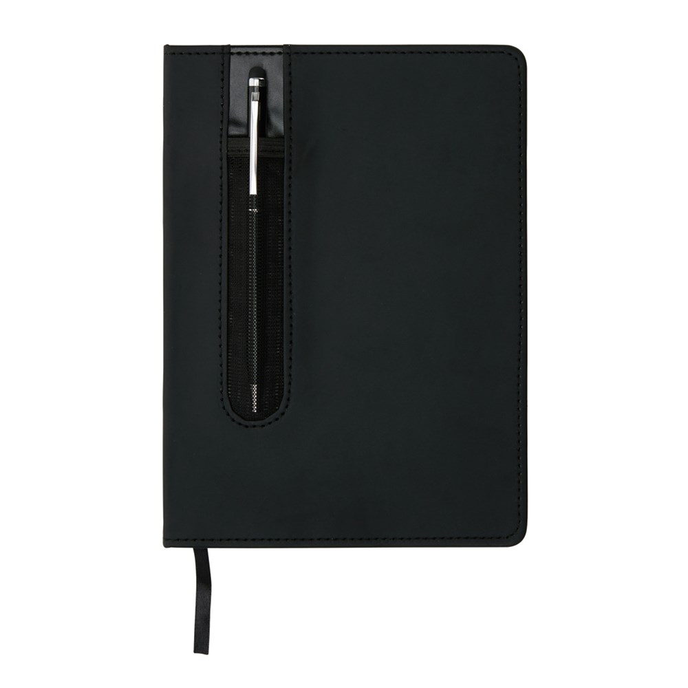 Standaard hardcover PU A5 notitieboek met stylus pen