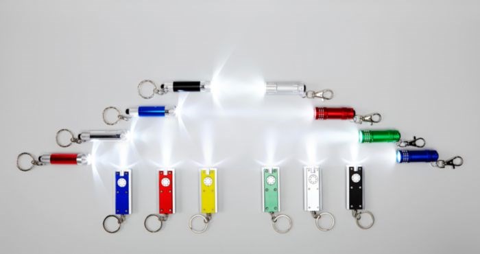 ABS sleutelhanger met LED Mitchell