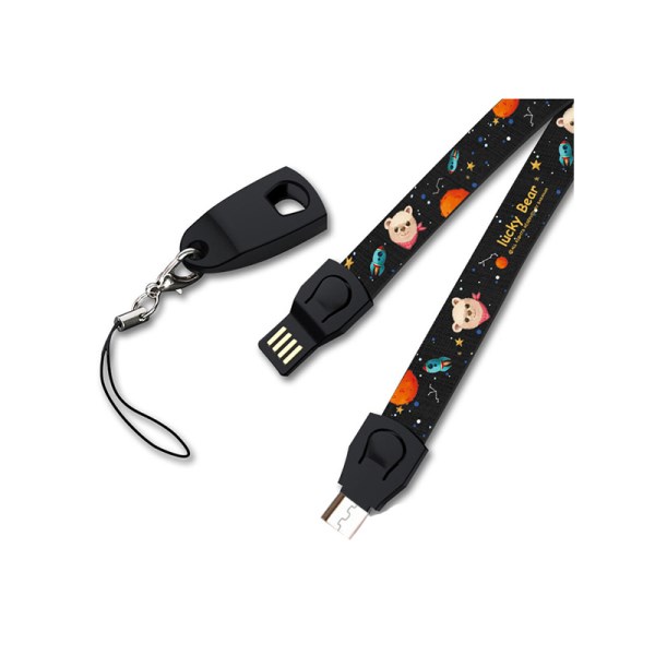 Oplaadlanyard 2 in 1