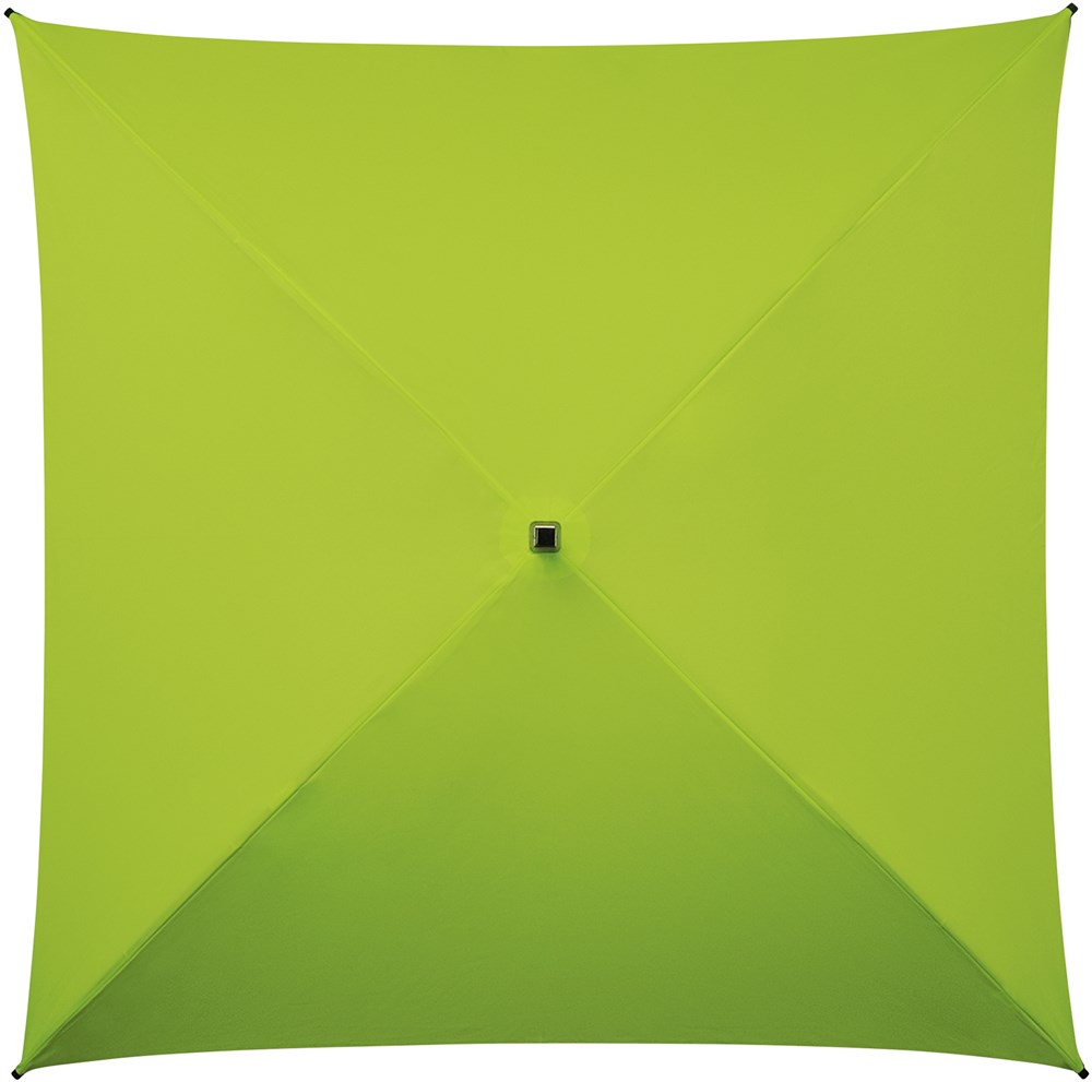 Falcone - Vierkante paraplu - Handopening - Windproof -  130 cm - Lime groen