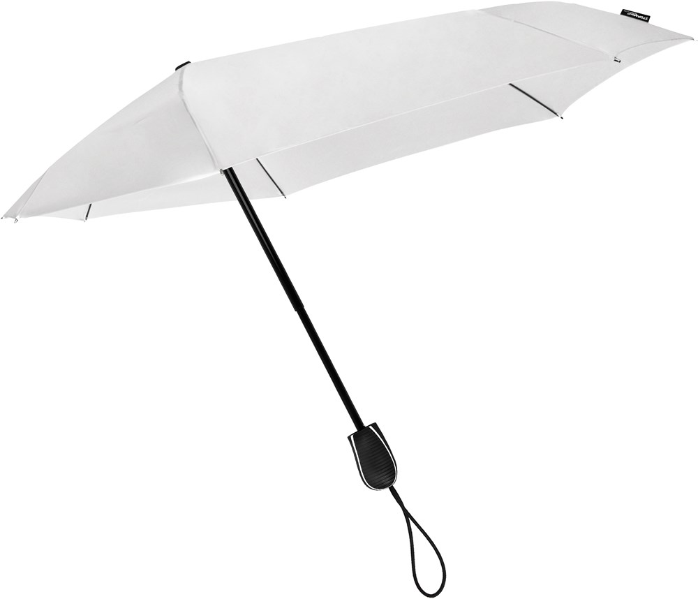 STORMaxi - Arodynamische opvouwbare stormparaplu - Handopening - Windproof -  90 cm - Wit