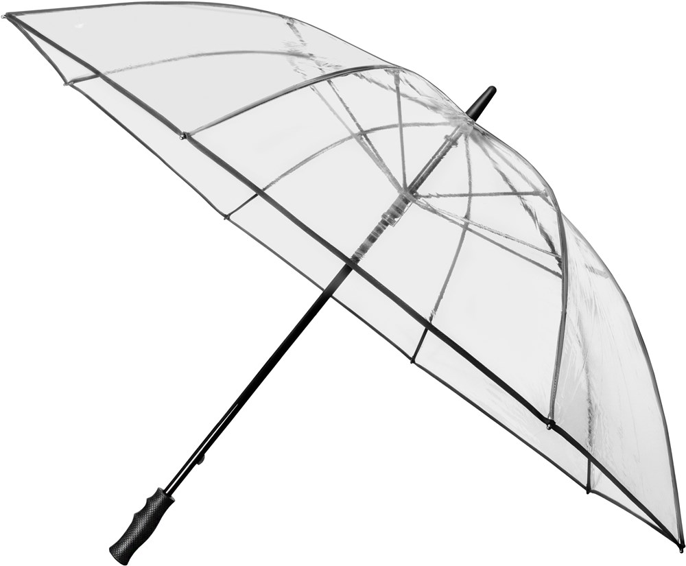 Falcone - Transparant - Handopening - Windproof -  120 cm - Transparant