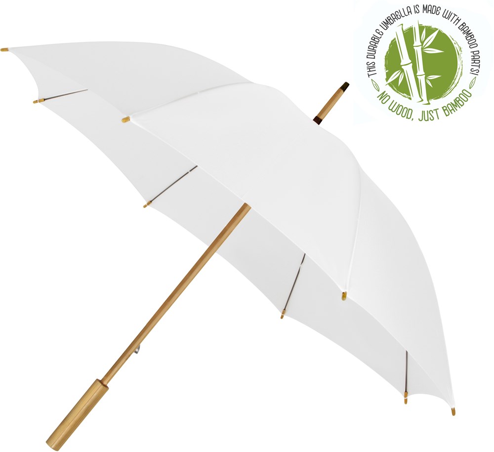 Falcone - ECO - Handopening - Windproof -  102 cm - Wit