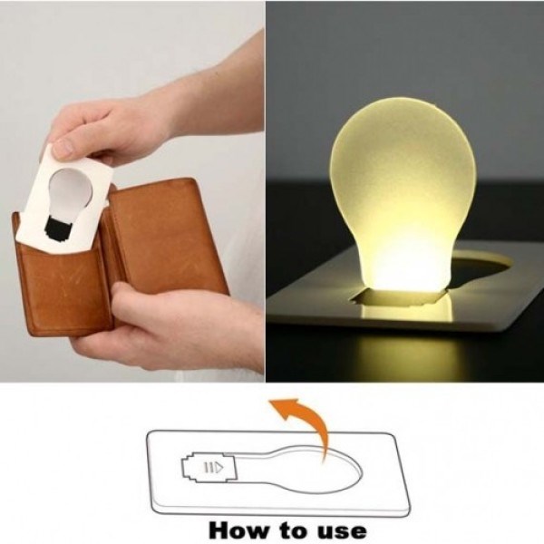 Creditcard lamp