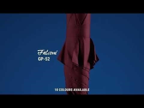 Falcone - Golfparaplu - Handopening - Windproof -  130 cm - Oranje