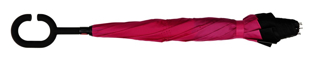 Falconetti - Inside-out - Handopening - Windproof -  105 cm - Zwart / Roze